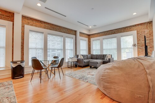 Red Door Apartment 2.0 | Heart Of Downtown Greenville | Lovesac Bean Bag!