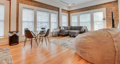 Red Door Apartment 2.0 | Heart Of Downtown Greenville | Lovesac Bean Bag!