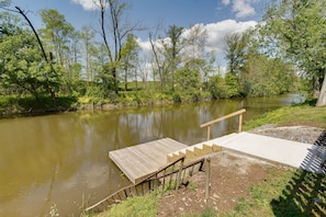 Walk on down to the dock and enjoy the water!