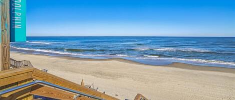 Vlak bij het strand