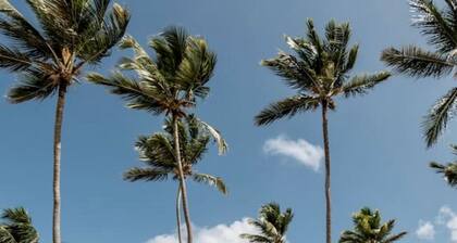 2 BR, 2 Bath villa on private beach in Los Corales, Bavaro Beach, Punta Cana.