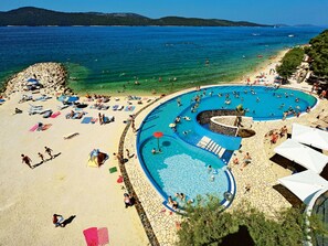 Pool - Stunning private villa with A/C, private pool, WIFI, TV, terrace, pets allowed and panoramic view (Vodice)