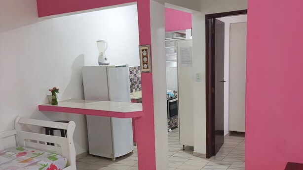 Basic Chalet | Living area - Chalé Bem Brasil (Ubatuba)