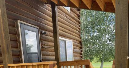 Cozy, inviting log cabin near U.S. 20 on the way to Island Park and Yellowstone