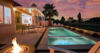 NEW Baja Salt Pool/Spa on the golf course! 5 min to festivals!