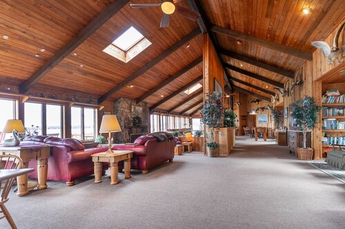 Waterfront Estate w Private Pier, Game Room & Bar