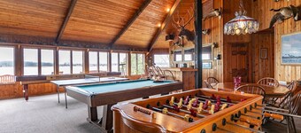Waterfront Estate w Private Pier, Game Room & Bar