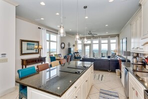 Interior - Luxurious Beachfront End Unit Townhome |Unobstructed Gulf Views |Step onto Sugar White Sands |Garage (Navarre Beach)