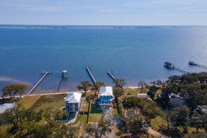 Exterior - Gorgeous Waterfront House On The Sound | New Pool | Large Dock & Boat Lift | Covered Parking (Gulf Breeze)