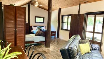 Pioneer Traditional Cabin | Premium bedding, individually decorated, individually furnished