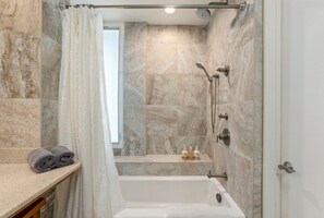 Hair dryer, towels