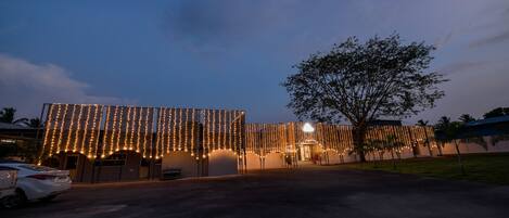 Voorkant van accommodatie