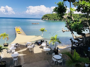 Uitzicht vanuit accommodatie