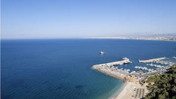 Vlak bij het strand, strandlakens