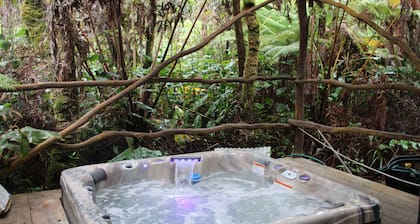 Volcano Rainforest Retreat with a Hot Tub