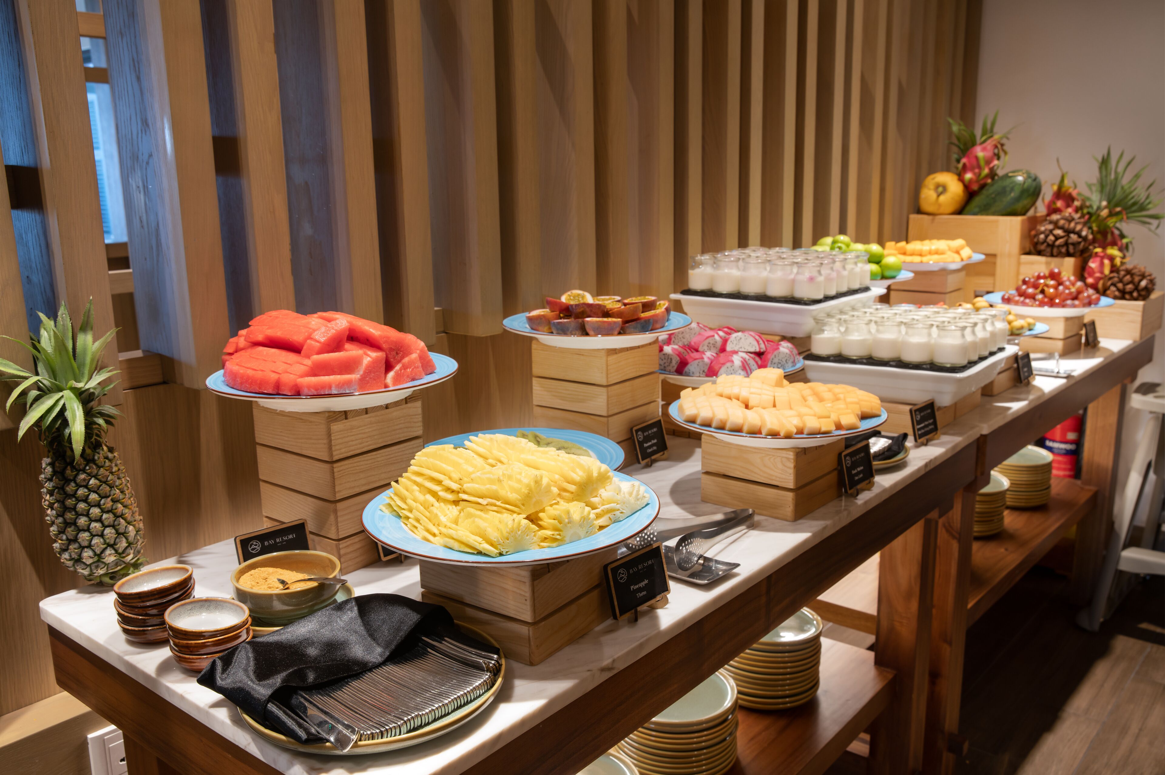 Morgenmadsbuffet hver dag mod et gebyr