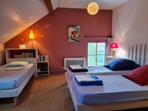2 chambres, Wi-Fi gratuit, draps fournis