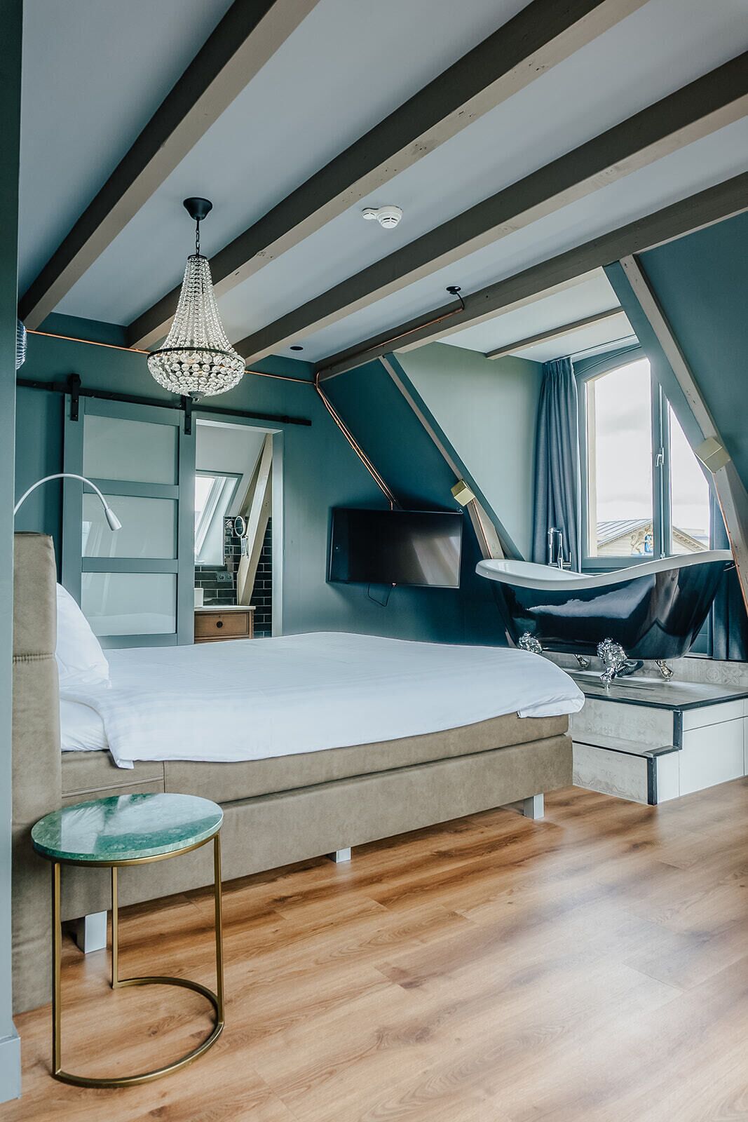 Chambre Double Lune de Miel, 1 chambre, vue ville | Literie de qualité supérieure, Wi-Fi gratuit, draps fournis