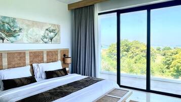 Executive-Zimmer | Hochwertige Bettwaren, Betten mit Memory-Foam-Matratzen, Zimmersafe