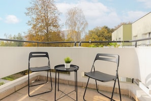 Apartamento, 2 quartos, sacada | Sacada