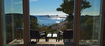 Peace and quiet viev sea view. Close to Bergen.
