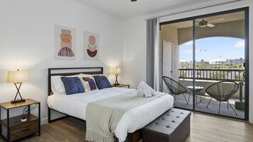 1 bedroom, laptop workspace, iron/ironing board, free WiFi