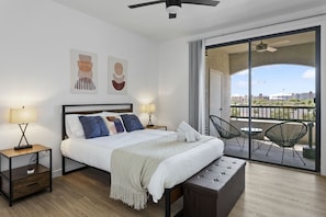 1 bedroom, laptop workspace, iron/ironing board, free WiFi