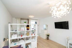 开间 (Studio Apartment with Balcony) | 客厅 | 电视