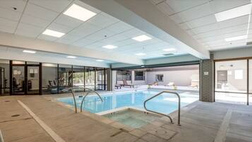 Indoor pool, a heated pool