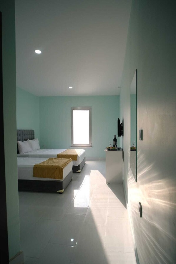 Tremannsrom – basic | Utsikt fra rommet