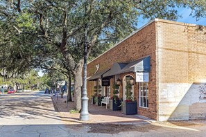 Exterior - Charming Abode on Quiet Street w/ Courtyard and Parking by Lucky Savannah (Savannah)
