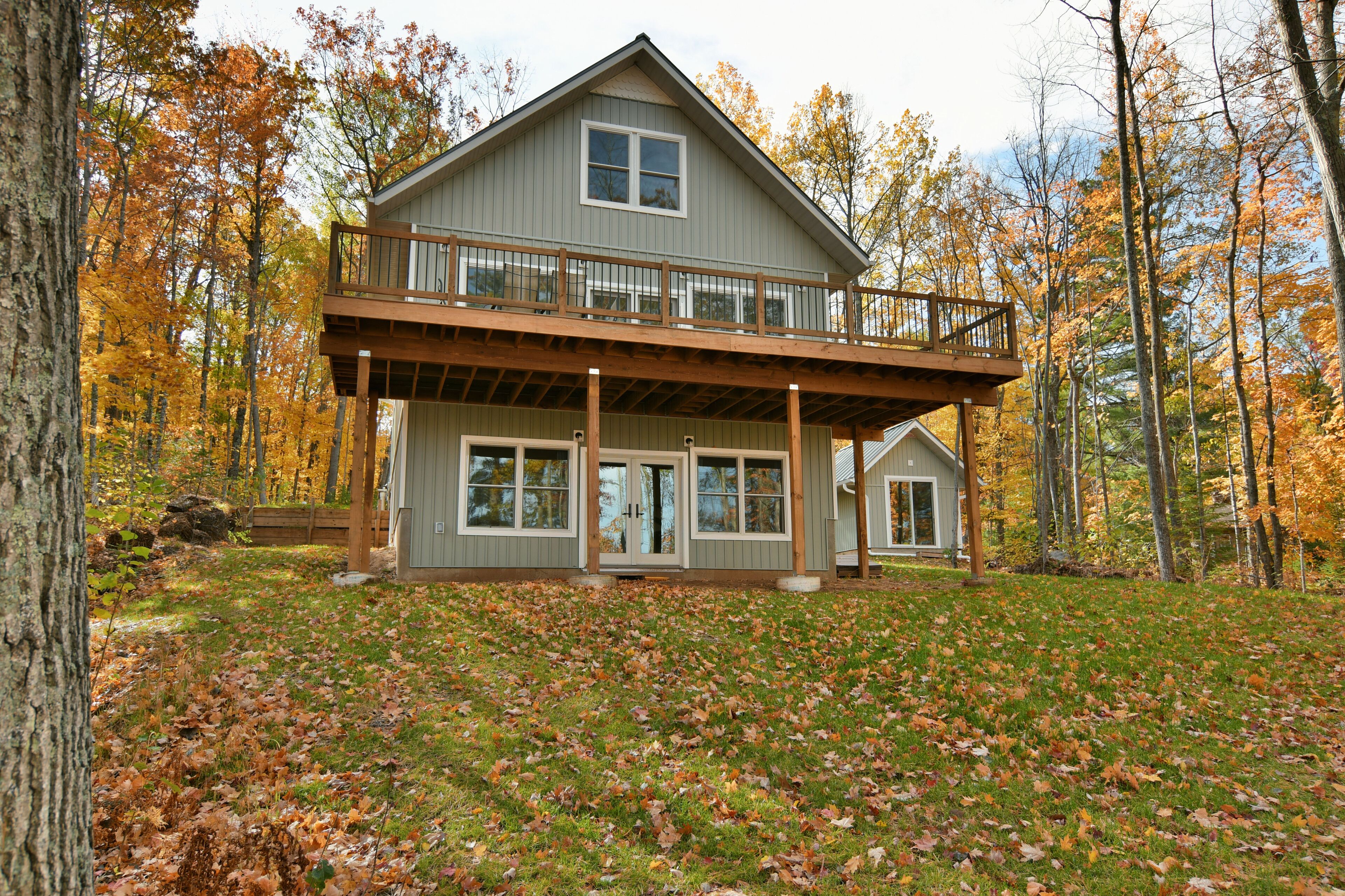 Brand New 5 Bedroom Lakefront Home On Clear Water Lake Near Hayward, WI