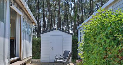 Camping "Villa Landreau" with Private Terrace, Shared Pool & Wi-Fi