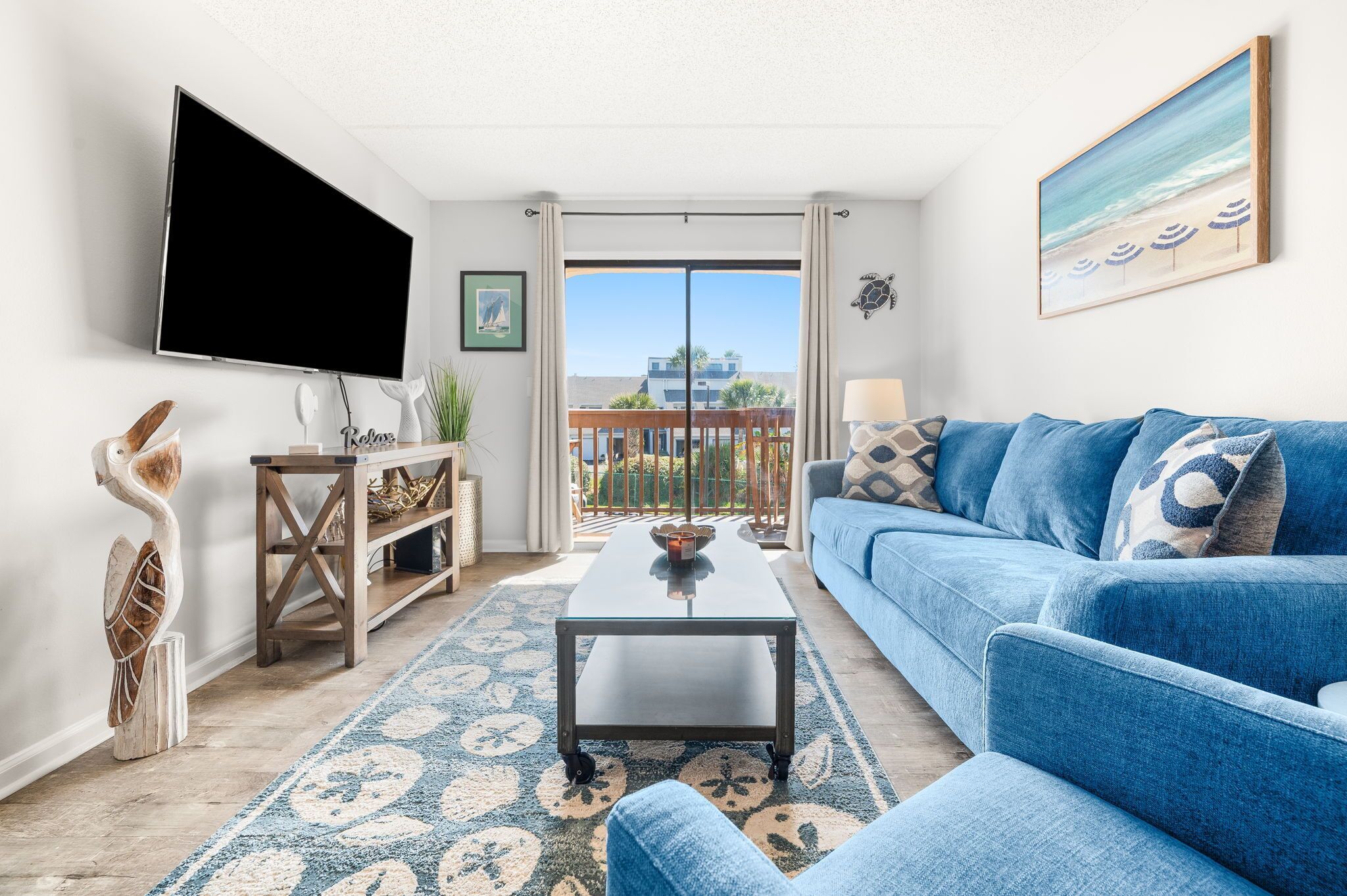 Where vacation mornings start slow and sunny.