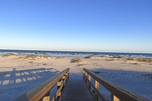On the beach