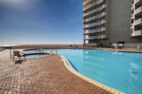 Indoor pool, a heated pool