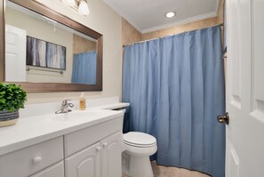 Hair dryer, towels