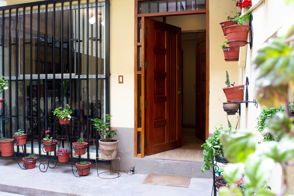 Facciata della struttura