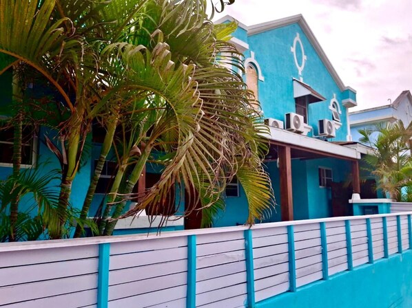 Façade de l’hébergement