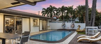 Fort Lauderdale 4Bd Villa Waterfront Dock Pool
