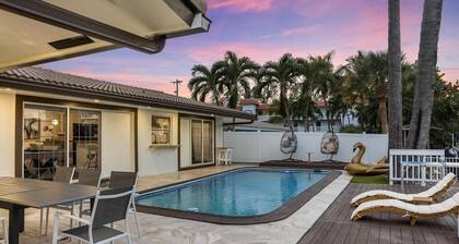 Fort Lauderdale 4Bd Villa Waterfront Dock Pool