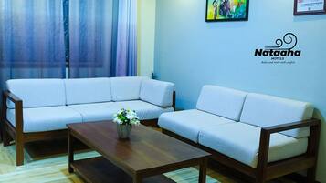 Apartment | Living area | 32-inch flat-screen TV with cable channels, TV