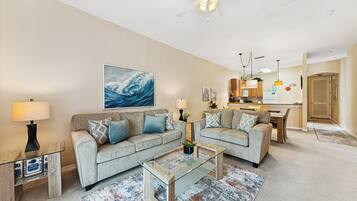 Smart TV, DVD player, table tennis, books