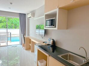 Deluxe Double Room, Pool Access | Individually furnished, desk, laptop workspace, free WiFi - Ahad Suite Aonang (Krabi)