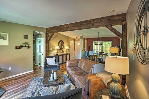 Game Room & Spacious Yard: 10-Acre Catskills Home!