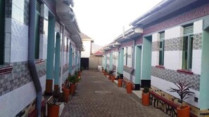 Majoituspaikan julkisivu