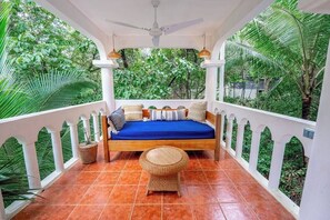 Terrace/patio - Casa Corriente Jungle & Ocean View in Pelada Beach (Nosara)