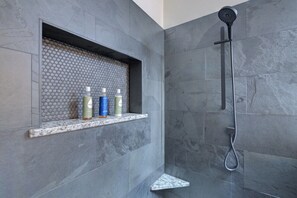 Hair dryer, towels