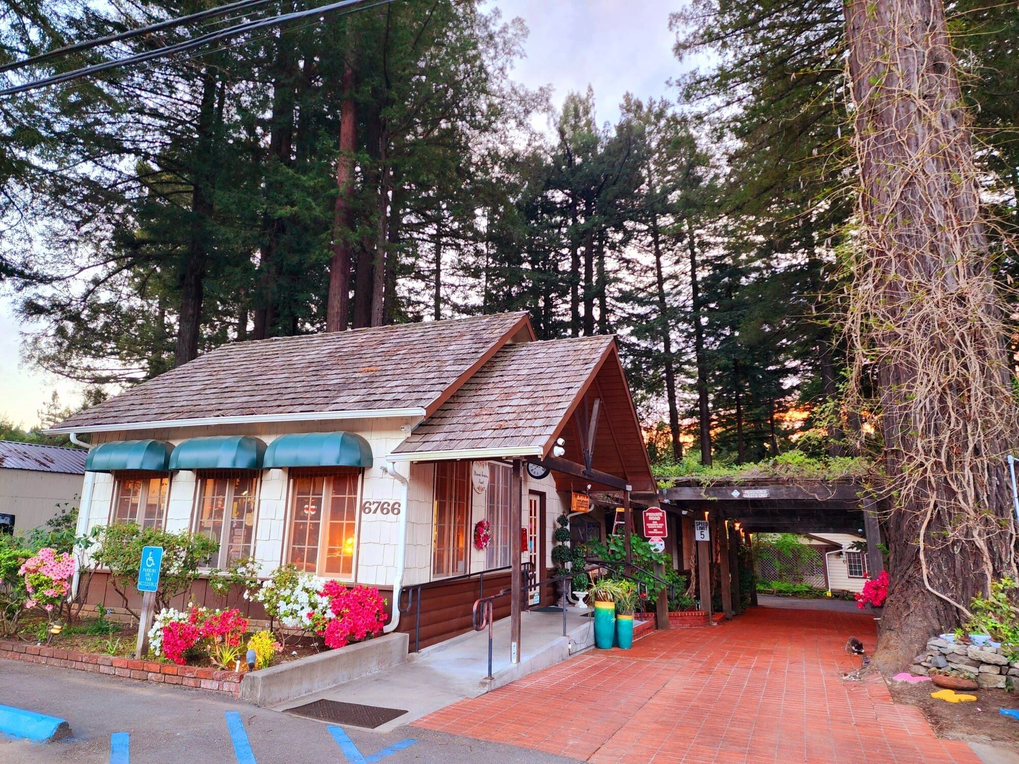 Entrada de la propiedad