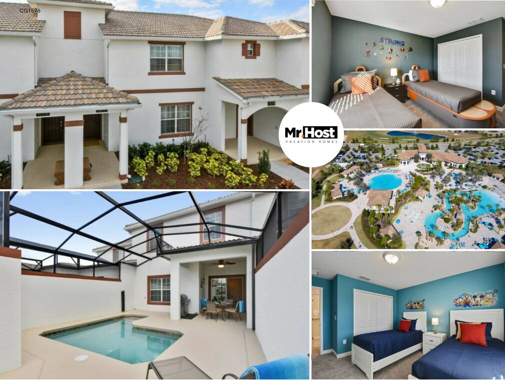 Charming Vacation Townhome with Private Pool (CG1576)